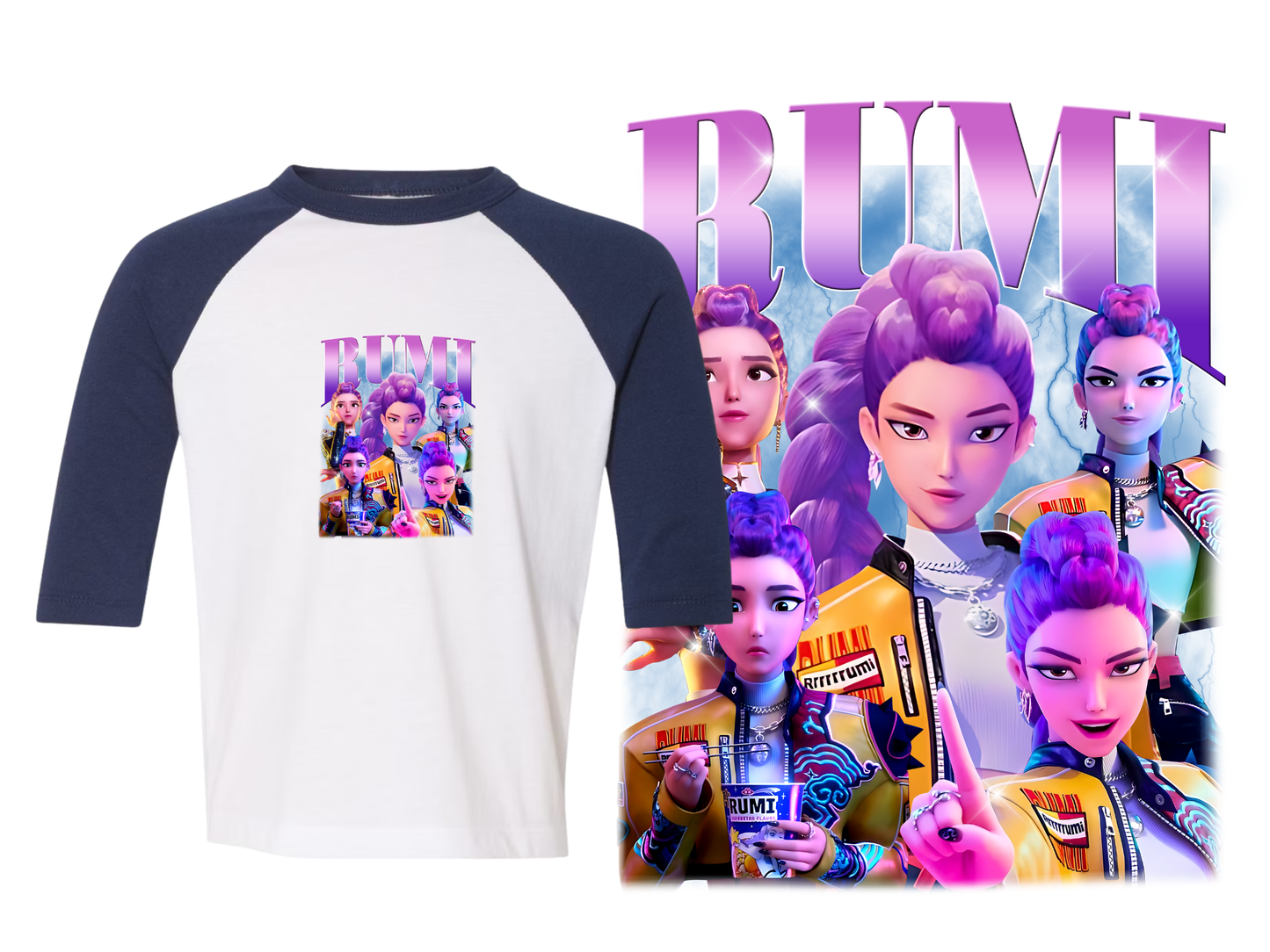 Huntr/X 3/4 Raglan YOUTH Tshirt