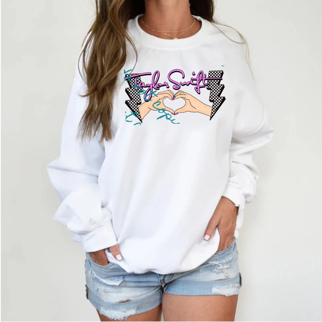 Taylor Heart Hands Sweatshirt